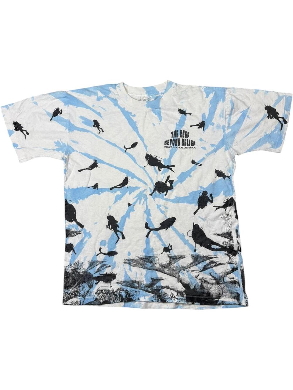 The Reef Beyond Belief Belize Central America All Over Print 90’s Tee